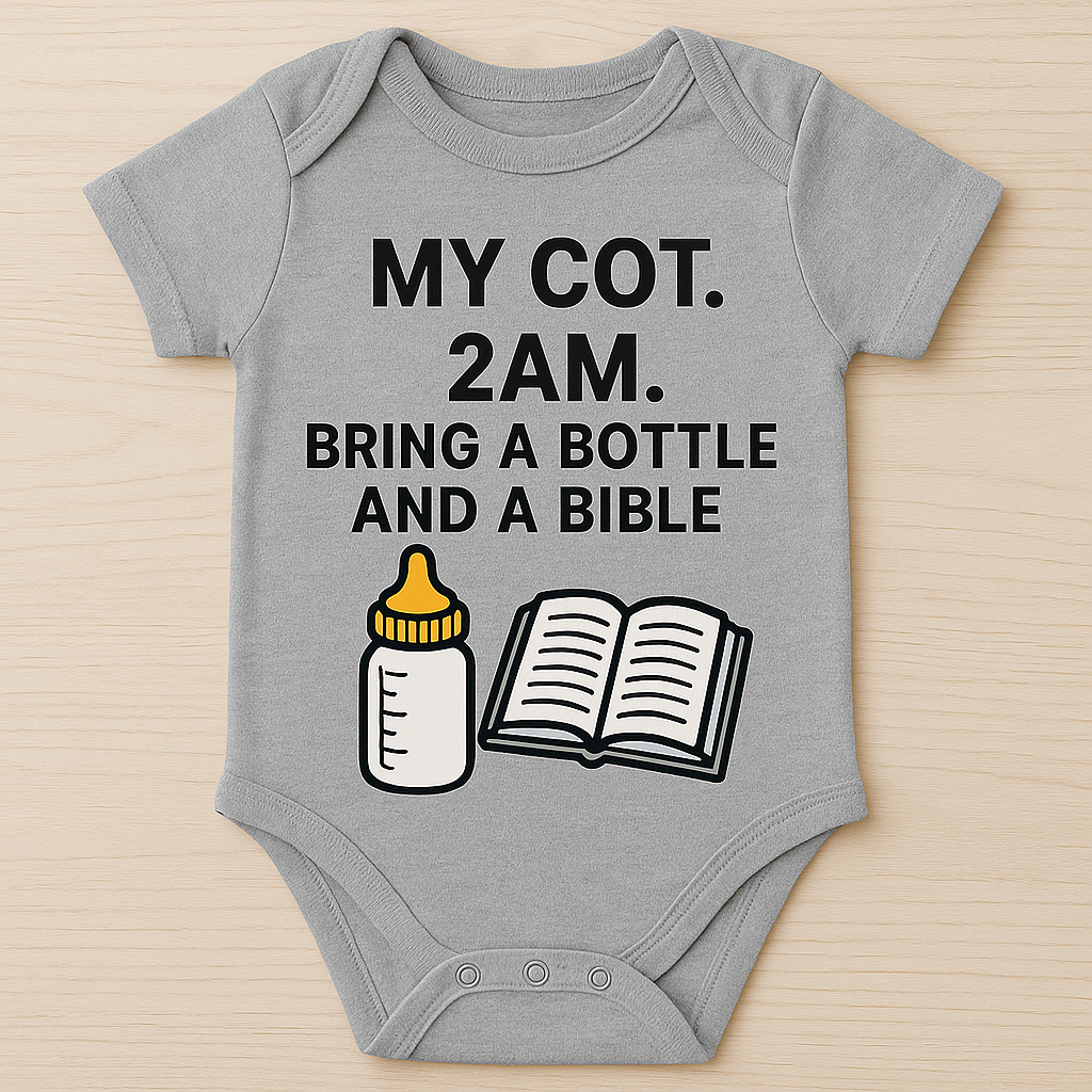 My cot onesie