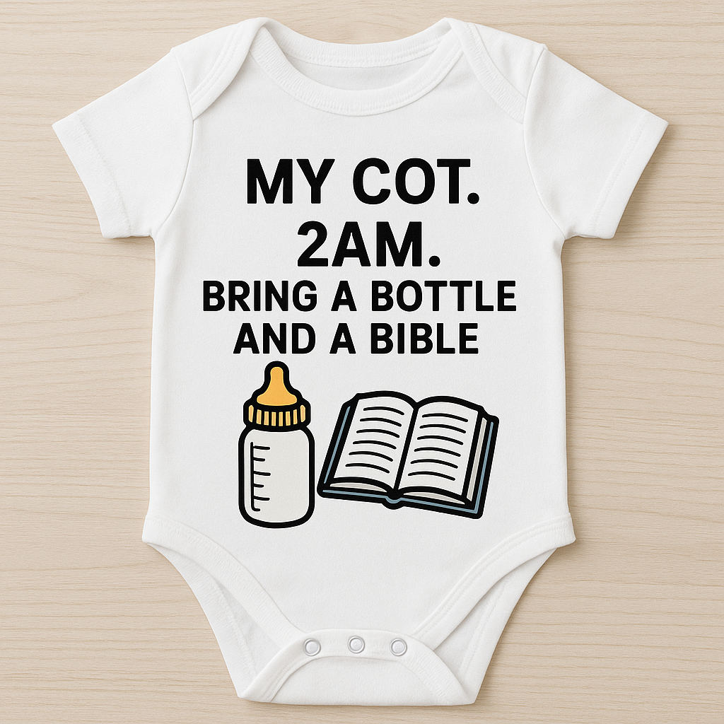 My cot onesie