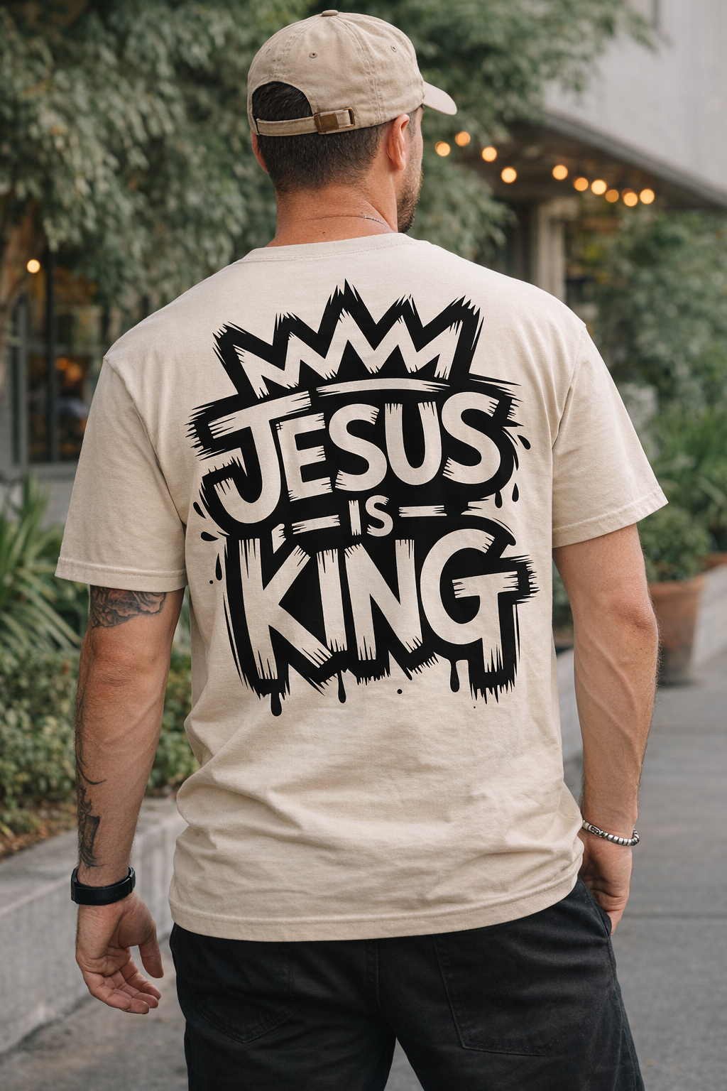 Jesus is King tee Adult