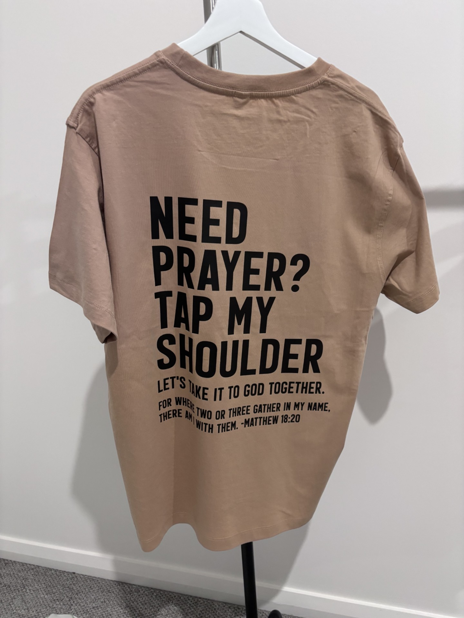 Tap My Shoulder Adult Tee